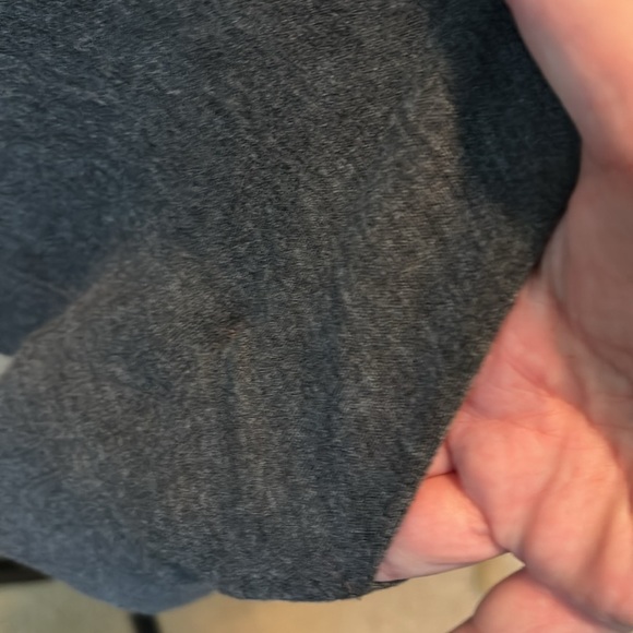 Yogalicious Sweater Women's Medium Grey Cowl Neck Pockets Pullover - Picture 4 of 6